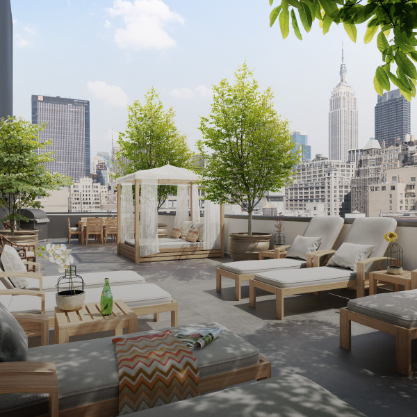 Amenity space at The Seymour
